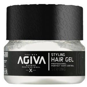 001-WAX-220_191120241059171.jpg ג'ל לשיער Agiva Styling Hair Gel Strong 02 - Transparent 200ml - שקוף