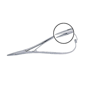 כלי מטיו מחזיק מחט 14 ס״מ,מקור אקסטרה פיין OrthoPremium Mathieu Needle Holder 14 cm. Extra fine Beak T/C