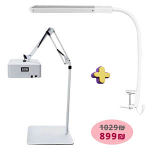 2231.png "אלחוטית מנורת ייבוש מקצועית לפדיקור ומניקור UV / LED דגם פלמימגו .DSI Exclusive V10BAT + מנורה שולחנית מקצועית D1 גוף אלומיניום 96 נורות לד "