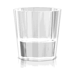 Glass godet