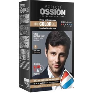 8681701006588_04022025131613.jpg צבע לשיער לגבר ב-10 דקות Morfose Ossion Hair Color Gel 200 ml - חום בהיר