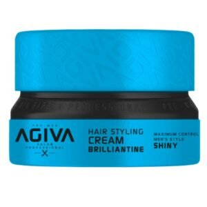 8683348000097_27032025181659.jpg קרם לשיער Agiva Hair Wax BRILLANTINE Hair Styling Shiny 155mL אגיבה- תכלת