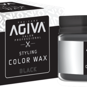 ווקס צובע זמני בצבע שחור Agiva Hair Styling Color Wax Black 120ml