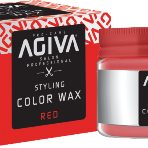ווקס צובע זמני בצבע אדום Agiva Hair Styling Color Wax Red 120ml