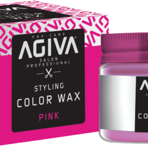 ווקס צובע זמני בצבע ורוד Agiva Hair Styling Color Wax Pink 120ml