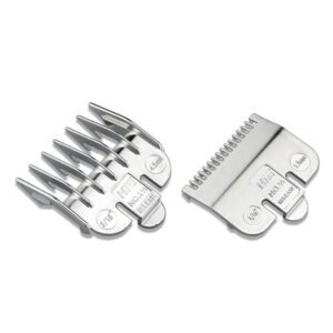 88855_140820201435471.jpg סט מסרקים למכונות WAHL מספרים 1.5 ו 4.5 מ"מ - פלסטיק בצבע כסף