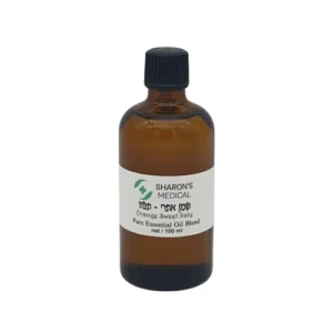 8a2b32b5a74c4a49b6e70a472a4a2790.webp שמן אתרי תפוז טהור 100% שרונ'ס מדיקל - 100 מ"ל