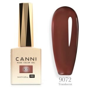 לק ג'ל 9 מ"ל | מס' 9072 Translucent | סדרת CC3 | קאני CANNI
