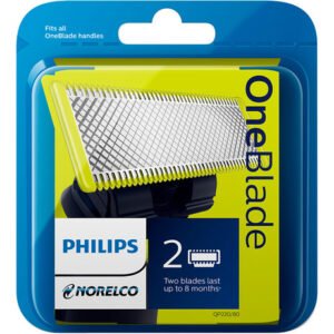 שני סכינים למכונת גילוח וואן בלייד Philips OneBlade QP220 פיליפס