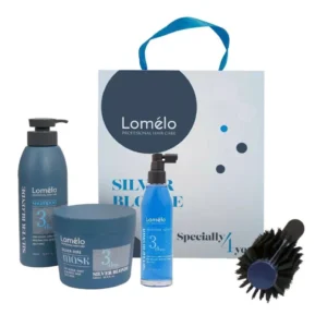 מארז טיפוח לשיער בלונדיני ומובהר – LOMELO