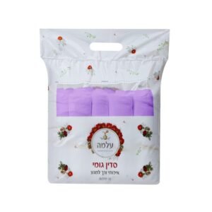 מארז 10 יח' – סדין למיטה קוסמטיקאית עם גומי – סגול בהיר Purple