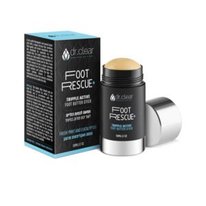mint_Box_product_open.jpg קרם רגליים טיפולי ליובש ולסדקים בטסיק בניחוח לבנדר – 50 מ"ל FOOT RESCUE ד"ר קליר